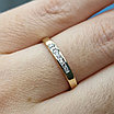Золотое кольцо с бриллиантами 0.063Сt VS1/H VG - Cut, фото 2
