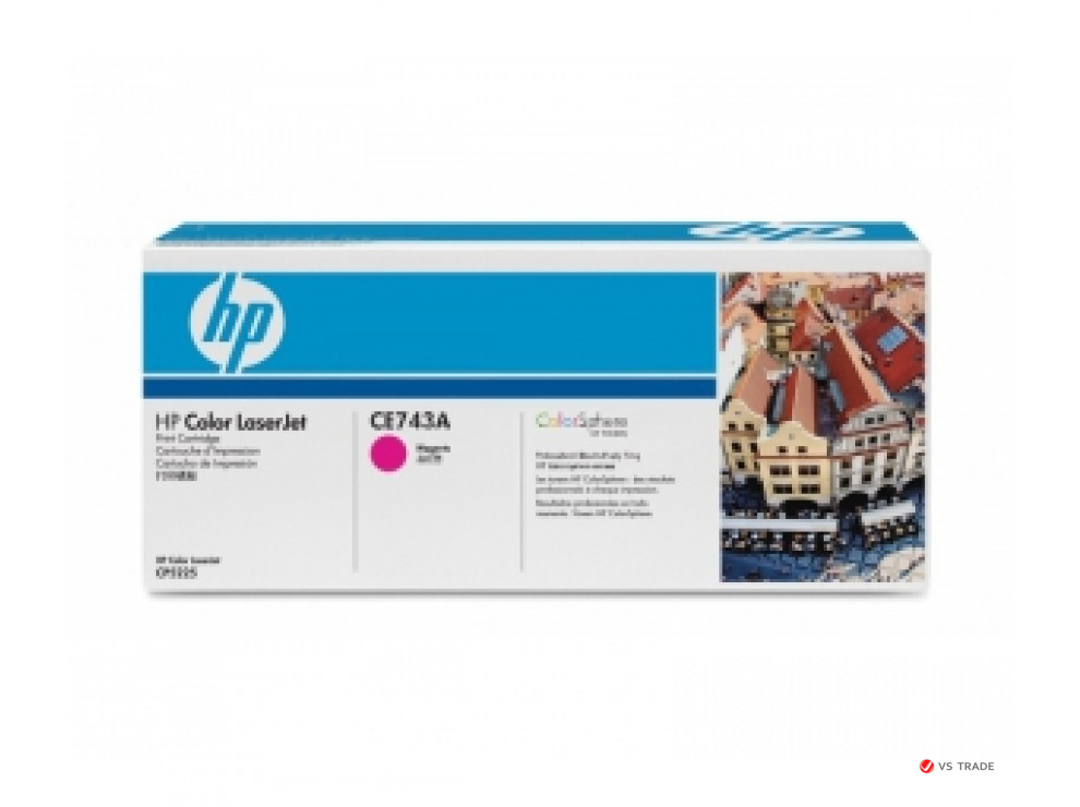 Картридж HP CE743A Magenta Print Cartridge for HP LaserJet CP5225, up to 7300