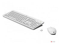 Клавиатура и мышь HP 3L1F0AA 230 Wireless Mouse and Keyboard Combo (White) RUSS