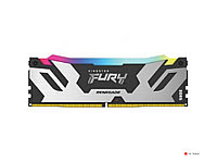 ОЗУ Kingston Renegade Silver RGB 16Gb 6000MHz DDR5 DIMM, CL32, 1.25v, KF560C32RSA-16