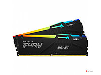 ОЗУ Kingston Fury Beast RGB 32Gb (16x2) 5600MHz DDR5 DIMM, CL40, 1.1v, KF556C40BBAK2-32