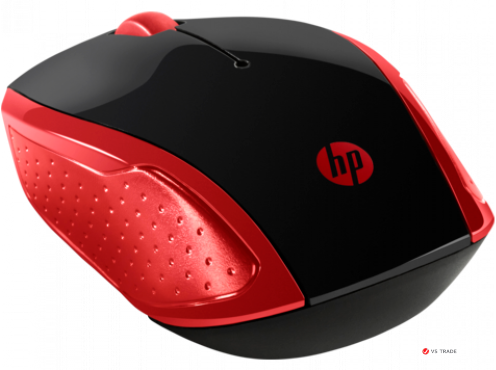 Оптическая беспроводная мышь HP 2HU82AA, 200 Empress Red, 1000 dpi, USB, 2.4 ГГц, красный - фото 1 - id-p103676468
