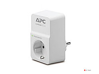 Сетевой фильтр APC PM1W-RS Essential SurgeArrest, 1 розетка, 230 В, CEE7 Schuko, белый