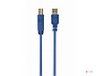 Кабель USB 3.0 Pro Gembird CCP-USB3-AMBM-10, AM/BM, 3м, экран, синий, пакет, фото 2