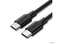 Кабель UGREEN US286 USB 2.0 Type C to Type C Cable Nickel Plating 0.5m (Black)