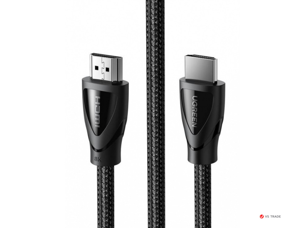 Кабель UGREEN HD140 HDMI A M/M Cable with Braided 2m - фото 1 - id-p103676857