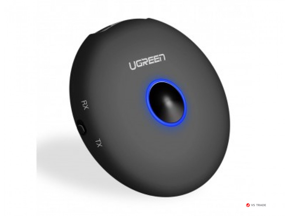 Приемник ресивер звука UGREEN CM108 Bluetooth Receiver Audio Adapter 5.0 (Black) - фото 1 - id-p103676870