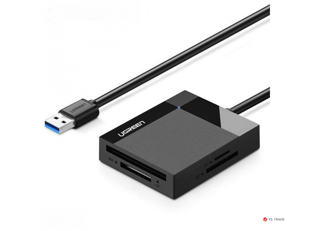 Картридер UGREEN CR125 USB 3.0 All-in-One Card Reader 1m - фото 1 - id-p103676882