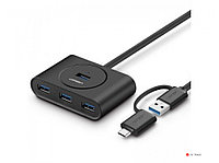 HUB CR113 USB 3.0 A With USB-C Plug 4 Ports HUB 40850