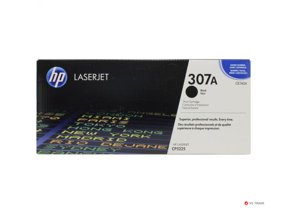 Картридж лазерный HP CE740A Black Print Cartridge for HP LaserJet CP5225, up to 7000