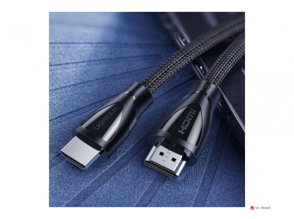 Кабель Ugreen HD140 HDMI 8K Male to Male Braided Cable, 10m, 60633 - фото 1 - id-p103677199