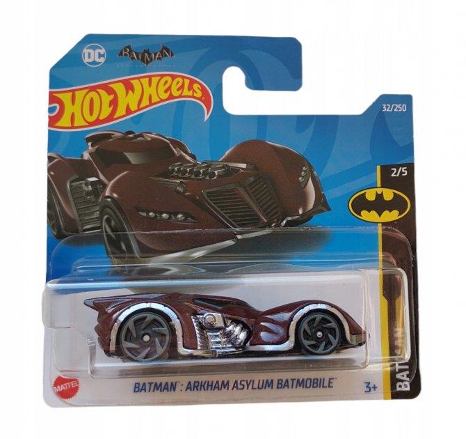 Hot Wheels Модель Бэтмобиль Arkham Asylum HCW59, бордовый