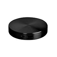 Универсальный аккумулятор "UFO" (6000mAh) в подарочной коробке, черный,8,6х1,5 см,металл, Черный, -, 23801 35