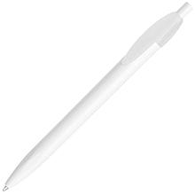 Ручка шариковая X-1 WHITE, белый/белый непрозрачный клип, пластик, Белый, -, 212 01