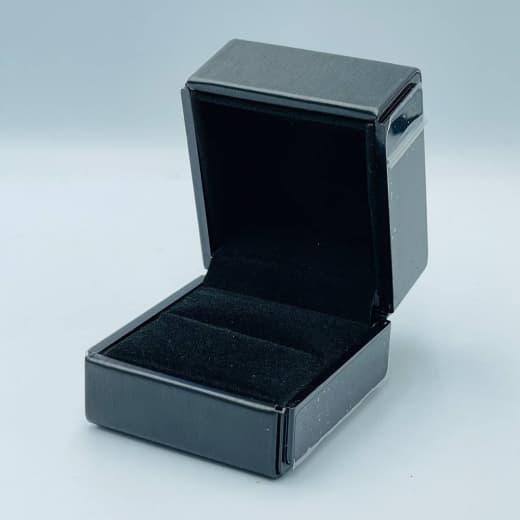 Ювелирная коробочка для кольца  черная19375-6