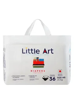 Little Art Детские подгузники для новорожденных,  до 5 кг, 36 шт.