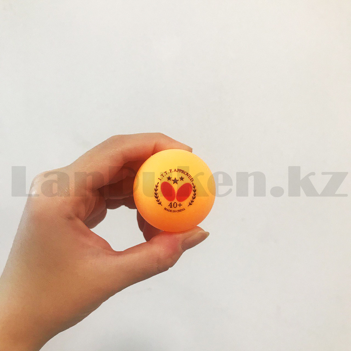 Мячи для настольного тенниса набор 3 шт оранжевые - фото 4 - id-p103686284