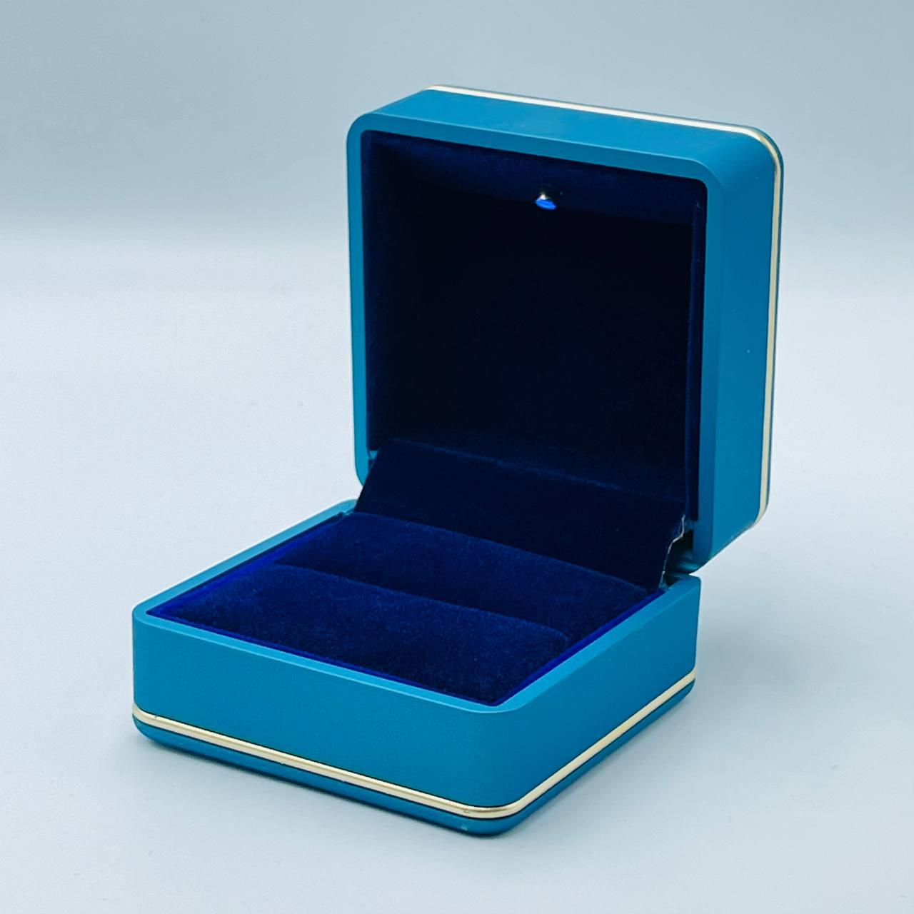 Ювелирная коробочка морская(окантовка  под кольцо)19375-59