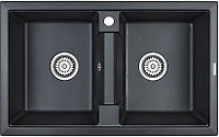 Мойка кухонная Paulmark Zwilling PM238150-BLM черный металлик
