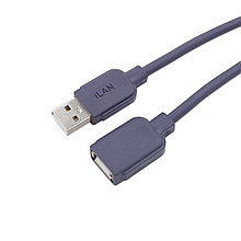Кабель USB AM - USB AF удлинитель, медь, 10 м