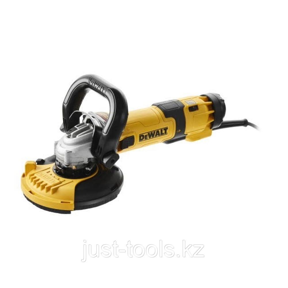 Угловая шлифмашина DEWALT DWE4257KT, 1500 Вт, 125 мм, антивибрационная ручка, кожух и чашка для шлифования - фото 1 - id-p103687257