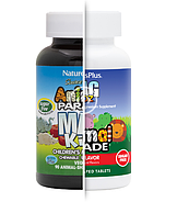 Nature's Plus, Animal Parade, MagKidz, магний для детей, натуральный вишневый вкус, 90 таблеток в форме живот, фото 3