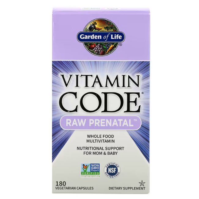 Vitamin Code, RAW Prenatal, 180 капсул Garden of Life - фото 1 - id-p103687418