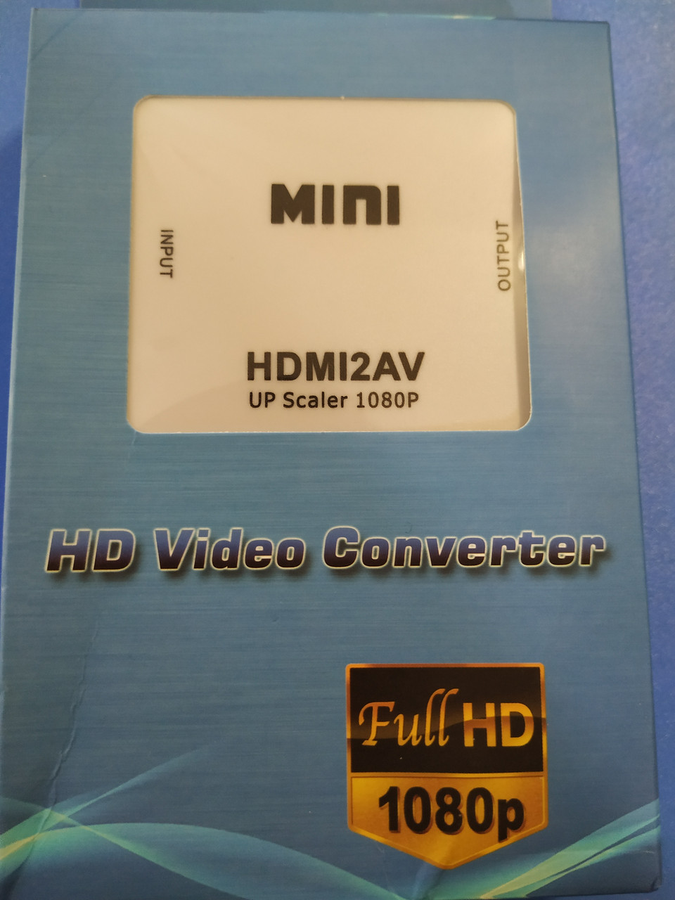 Конвертер с HDMI на RCA (тюльпаны, колокольчики), 1080p