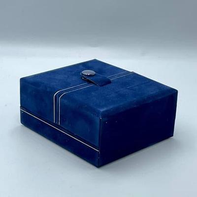 Ювелирная шкатулка для набора синяя 19375-108