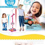 Детский микрофон на стойке черный, фото 2