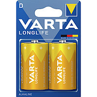 Батарейки щелочные VARTA Longlife D/LR20, 2шт