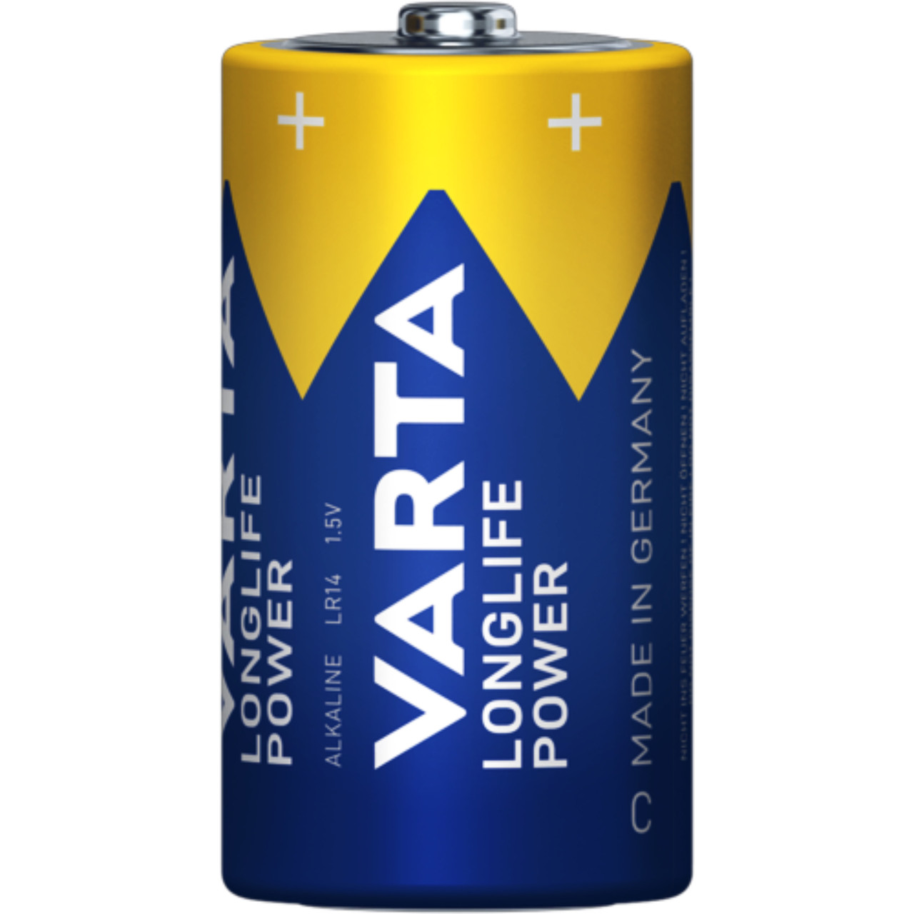 Батарейки щелочные VARTA High Energy Longlfie Power C/LR14, 2 шт - фото 2 - id-p86363045