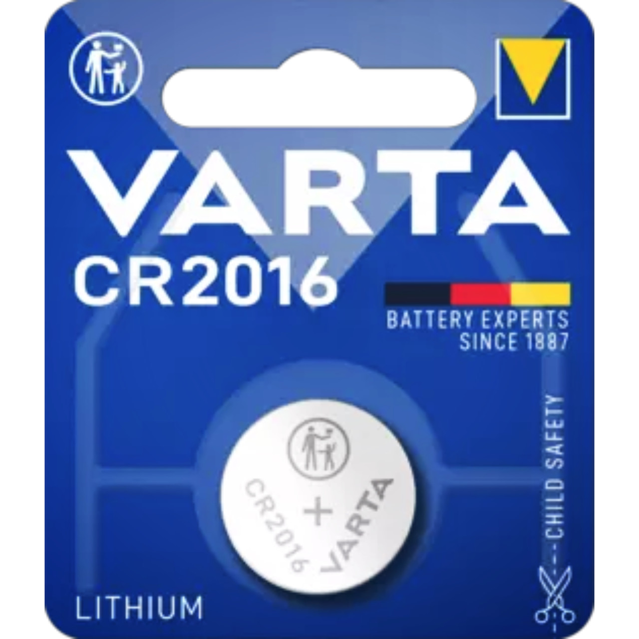 Батарейка литиевая VARTA CR 2016 3V - фото 1 - id-p86363160
