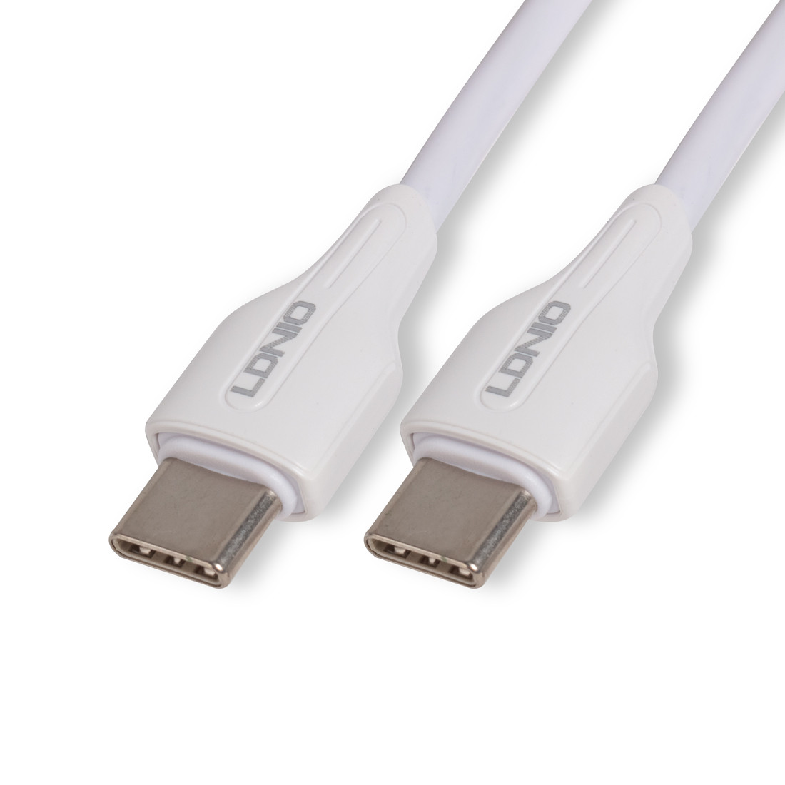 Интерфейсный кабель LDNIO Type-C to Type-C(USB-C to USB-C) LC122-C 2м 65W Белый