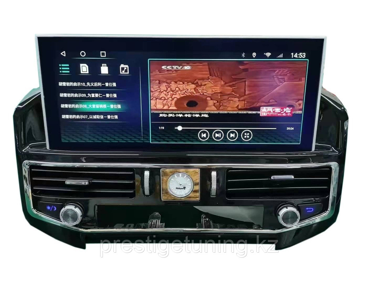 Монитор (Головное устройство) на Land Cruiser 200 2016-21 дизайн Lexus 2021 - фото 2 - id-p103702789