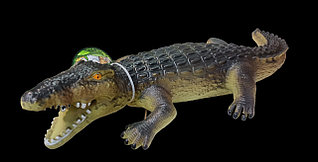 Резиновая крокодил со звуком