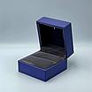 Ювелирная коробочка синяя для кольца большая с подсветкой 19375-69, фото 2