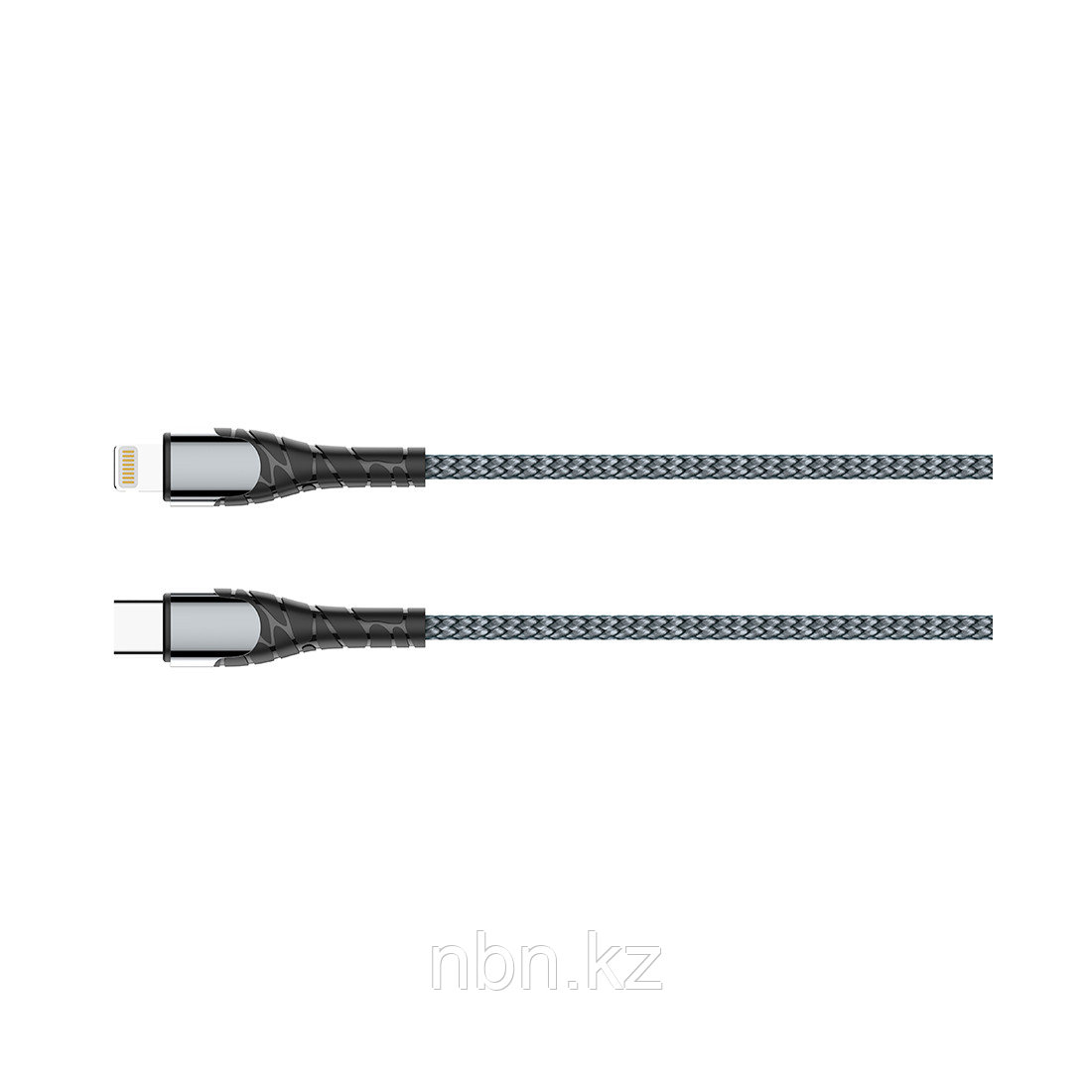 Интерфейсный кабель LDNIO Type-C to Lightning LC112 30W Fast Charging FDY 2м Серый - фото 2 - id-p103705263