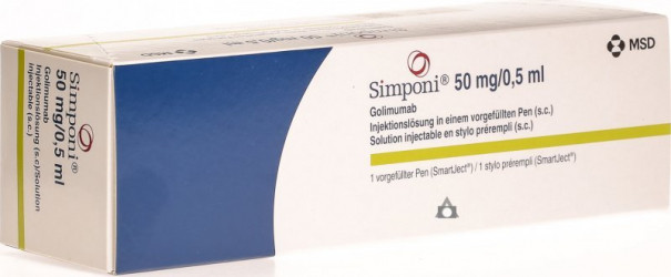 Симпони (Голимумаб) | Simponi (Golimumab) 50 мг/0.5 мл