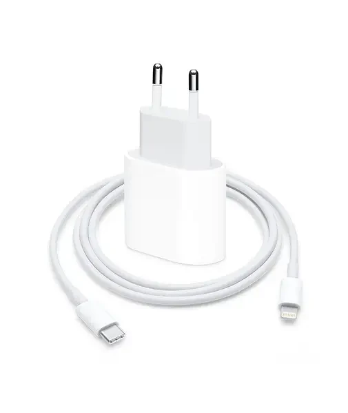 Зарядное устройство Apple 20W USB-C Power Adapter + Apple USB-C - Lightning 1 м - фото 2 - id-p103713046
