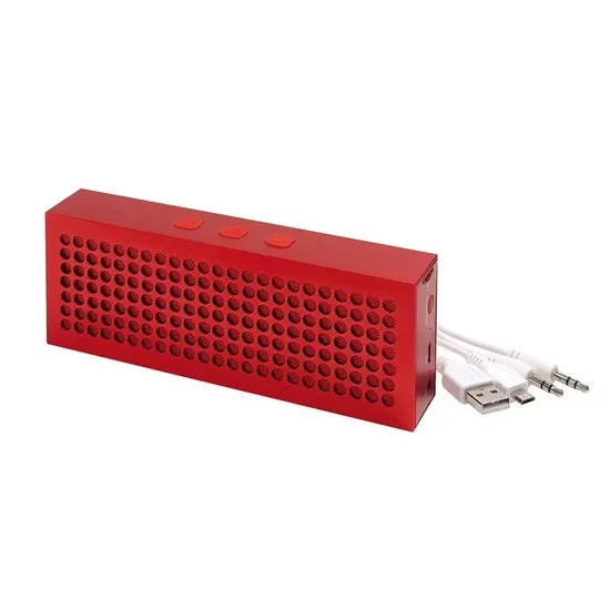 Bluetooth колонка BRICK (Красный) - фото 1 - id-p103719495