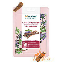 Осветляющая тканевая маска с экстрактом Солодки (Clear complexion HIMALAYA), 30 гр