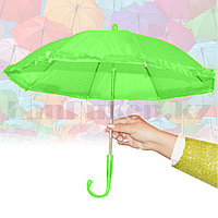 Зонтик для декора маленький 43 см зеленый