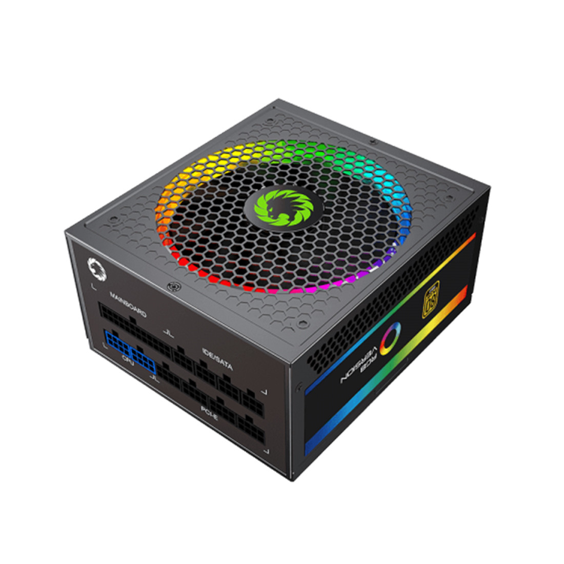 Блок питания Gamemax RGB 1050W STD Rainbow (Gold), фото 1