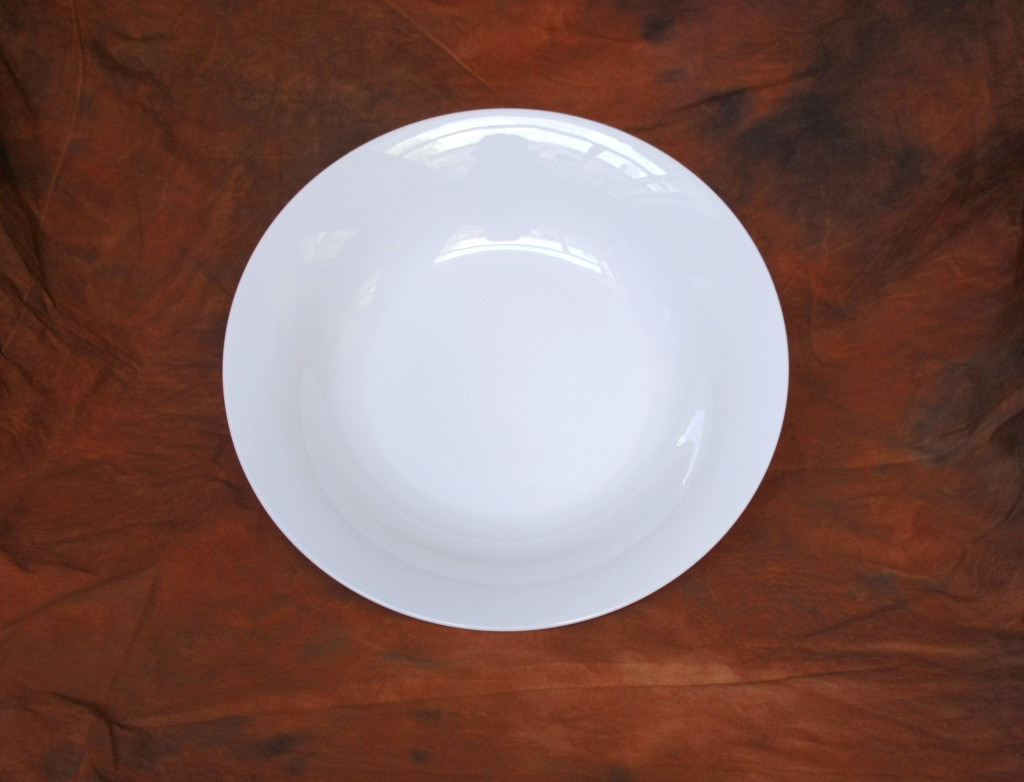 Костяной фарфор 1 сорт блюдо круглое глубокое d42см /7,5(10) - фото 1 - id-p103721789