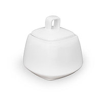 Костяной фарфор АККУ сахарница квадратная 400 мл (36)