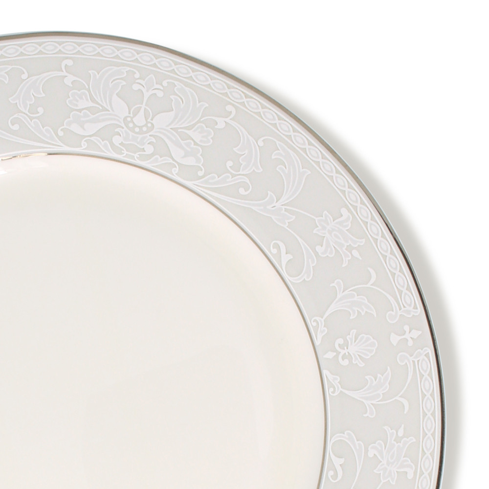 Костяной фарфор АККУ Адажио тарелка суповая полупорционная 350 мл, 23 см (36) - фото 2 - id-p103721866
