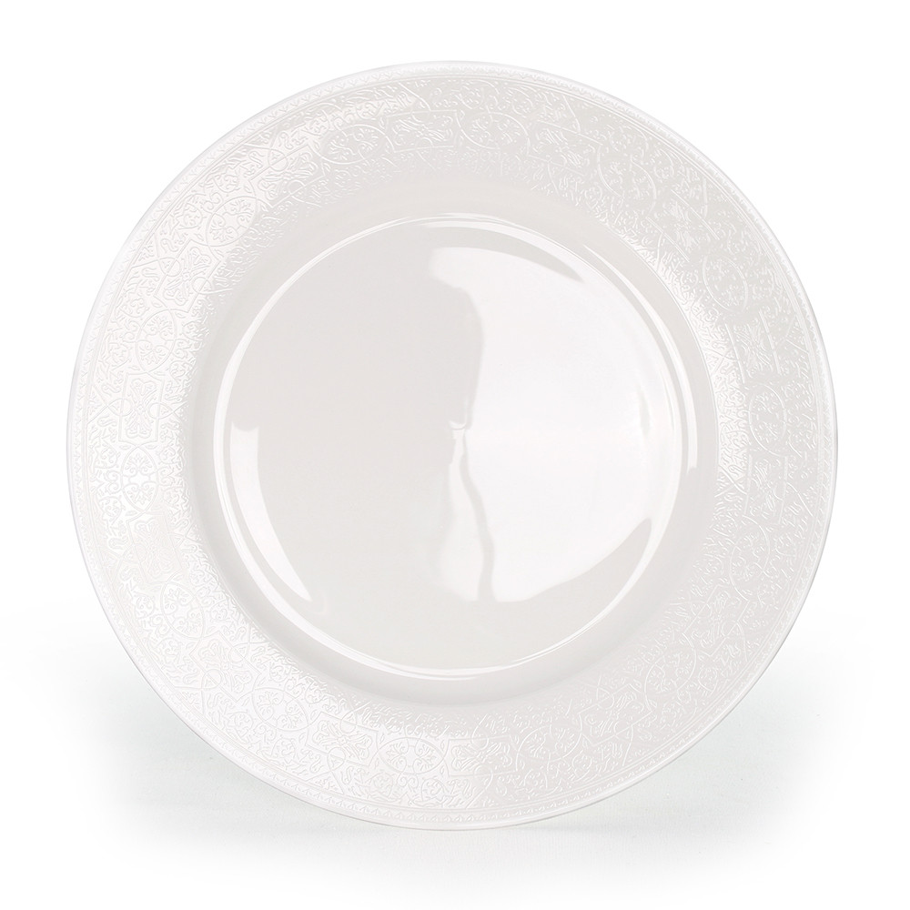 Костяной фарфор АККУ Амалия тарелка закусочная 20,7 см (48) - фото 1 - id-p103721872