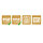 Костяной фарфор АККУ набор пиал Луиза (6 шт) (10), фото 6