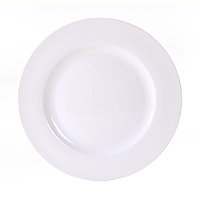 Костяной фарфор 1 сорт тарелка круглая 25 см (40)